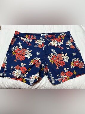 Old Navy Navy Floral Women's Shorts